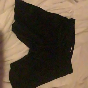 Filas black bike shorts